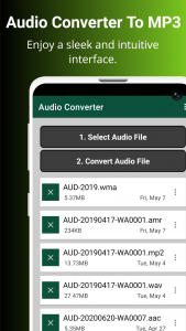 اسکرین شات برنامه Audio Converter 3