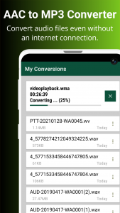 اسکرین شات 6 برنامه Audio Converter