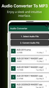 اسکرین شات 3 برنامه Audio Converter