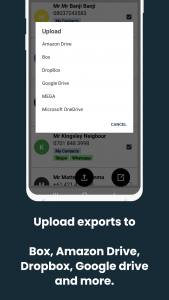 اسکرین شات 6 برنامه Export contacts