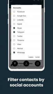 اسکرین شات 3 برنامه Export contacts