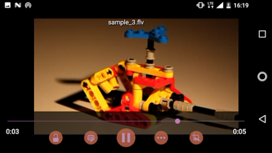 اسکرین شات برنامه FLV Player For Android 3