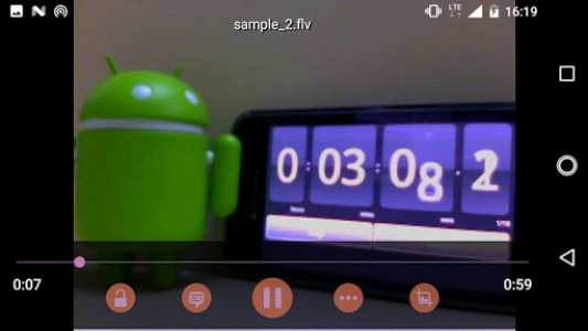 اسکرین شات برنامه FLV Player For Android 4