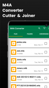 اسکرین شات برنامه M4a To Mp3 Converter 1