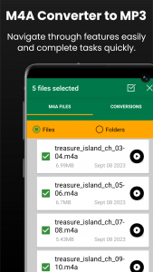 اسکرین شات 7 برنامه M4a To Mp3 Converter