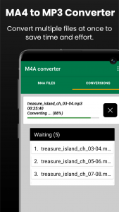 اسکرین شات 4 برنامه M4a To Mp3 Converter