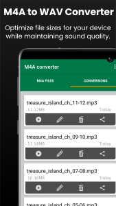 اسکرین شات 8 برنامه M4a To Mp3 Converter