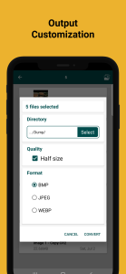 اسکرین شات 4 برنامه raw to jpg converter