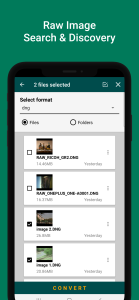 اسکرین شات 2 برنامه raw to jpg converter