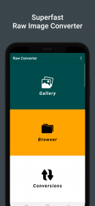 اسکرین شات 1 برنامه raw to jpg converter