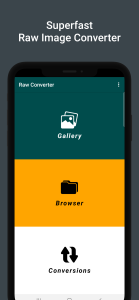 اسکرین شات 1 برنامه raw to jpg converter