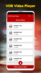 اسکرین شات برنامه VOB Video Player 1
