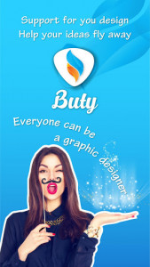 اسکرین شات برنامه Buty: Poster, banner, cover maker & graphic design 6