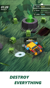 اسکرین شات 2 بازی Grass mow.io - survive hamster