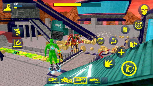 اسکرین شات 3 بازی Green Sandbox Ragdoll