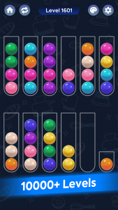 اسکرین شات 1 بازی Color Ball Game - Sort Puz