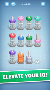 اسکرین شات 2 بازی Nut Color Game - Sort Puz 3D