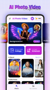 اسکرین شات برنامه AI Photo Video Collage Maker 1