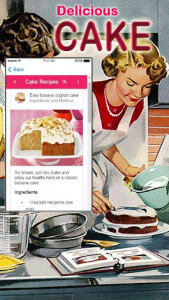 اسکرین شات برنامه Easy Cake Recipes 2