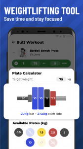 اسکرین شات برنامه Gym Workout Tracker: Gym Log 4