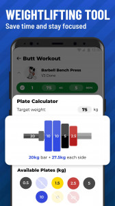 اسکرین شات برنامه Gym Workout Tracker: Gym Log 4