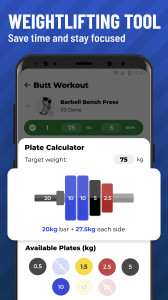 اسکرین شات 4 برنامه Gym Workout Tracker: Gym Log