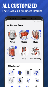 اسکرین شات 2 برنامه Gym Workout Tracker: Gym Log