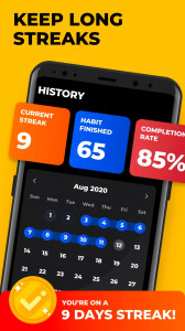 اسکرین شات برنامه Habit Tracker - Habit Diary 3