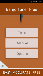اسکرین شات برنامه Banjo Tuner: Simple & Accurate 4