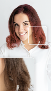 اسکرین شات برنامه Hair Color Changer - change your hair color booth 3