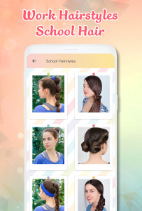 اسکرین شات 7 برنامه Hairstyles step by step
