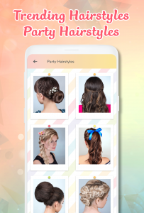 اسکرین شات برنامه Hairstyles step by step 6