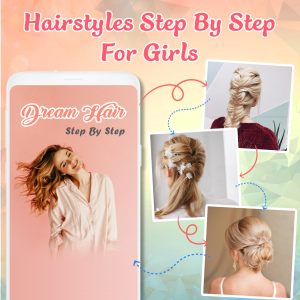 اسکرین شات برنامه Hairstyles step by step 1