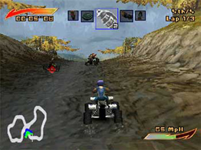 اسکرین شات بازی مسابقات موتو 4 چرخ 1