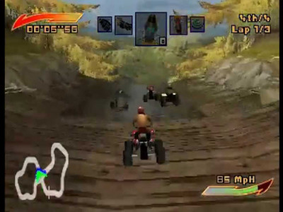 اسکرین شات بازی مسابقات موتو 4 چرخ 3