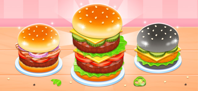 اسکرین شات 1 بازی Burger Maker Baby Cooking Game