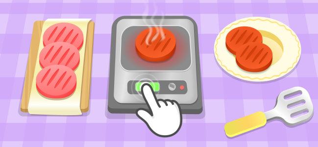 اسکرین شات 5 بازی Burger Maker Baby Cooking Game