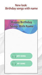اسکرین شات برنامه Happy Birthday songs with Name offline 2