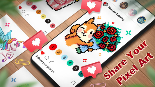 اسکرین شات 6 بازی Pixel Art Coloring: Art Games