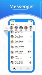 اسکرین شات برنامه New Messenger 2020 : Free Video Call & Chat 1