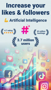 اسکرین شات 1 برنامه Hashtags AI: Follower Booster