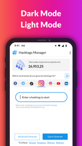 اسکرین شات برنامه Hashtags Manager for Instagram Likes and Followers 3