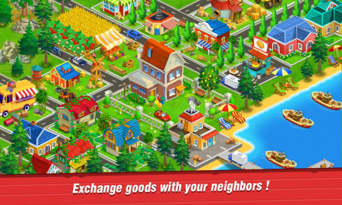 اسکرین شات بازی Farm Town 1