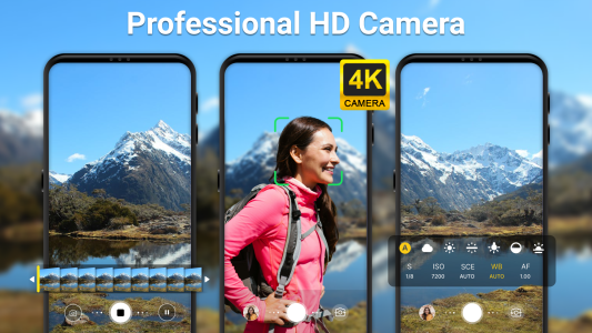 اسکرین شات 1 برنامه HD Camera with Beauty Camera