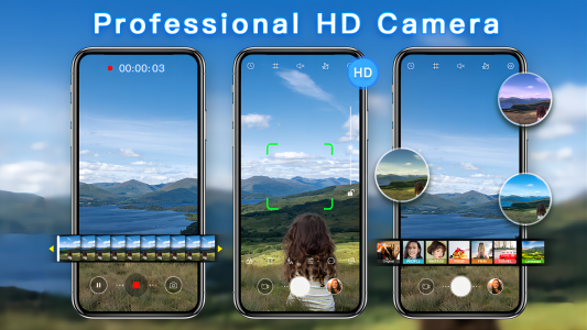 اسکرین شات برنامه Camera - Fast Snap with Filter 1