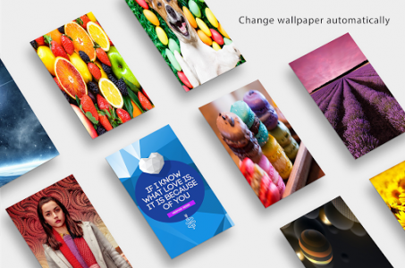اسکرین شات برنامه Live Wallpaper Gallery - LockScreen 4K Auto change 1