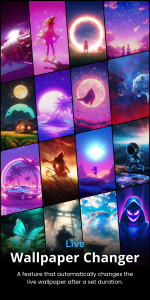 اسکرین شات 1 برنامه Live Wallpapers, 4K Wallpapers