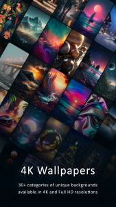 اسکرین شات 1 برنامه 4K Wallpapers, Auto Changer