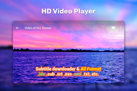 اسکرین شات برنامه HD Video Player 5