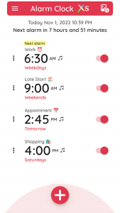 اسکرین شات برنامه Simple Alarm Clock+Night Clock 1